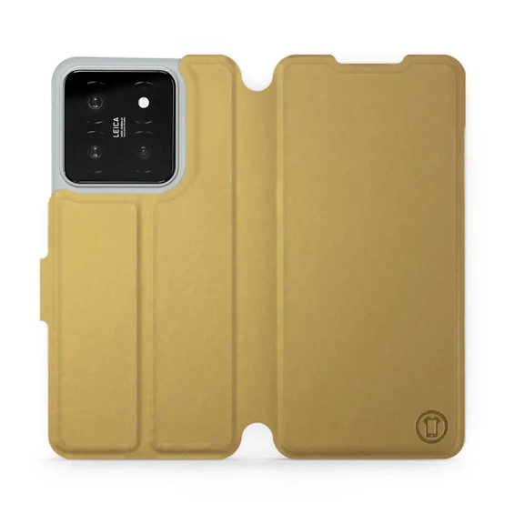 Etui do Xiaomi 14 - wzór Gold&Orange