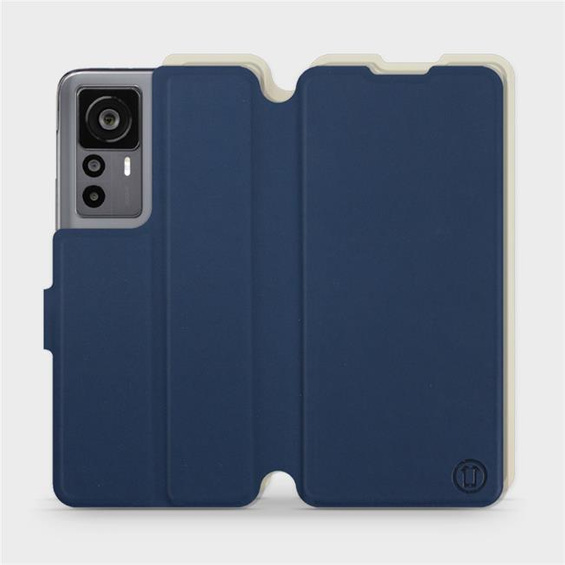 Etui Soft Touch do Xiaomi 12T - wzór Głęboki granat z platyną