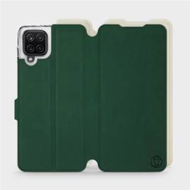 Etui Soft Touch do Samsung Galaxy M12 - wzór Miejska zieleń z platyną