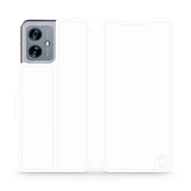 Etui do Motorola Moto G54 5G - wzór White&Gray