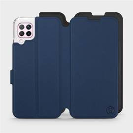Etui Soft Touch do Huawei P40 Lite - wzór Głęboki granat z czernią