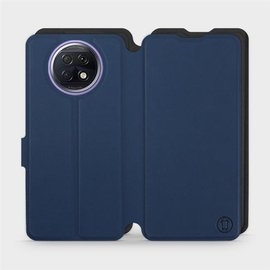 Etui Soft Touch do Xiaomi Redmi Note 9T - wzór Głęboki granat z czernią