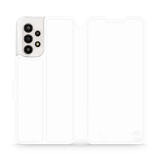 Etui do Samsung Galaxy A13 4G - wzór White&Orange