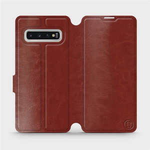 Etui do Samsung Galaxy S10 - wzór Brown&Orange