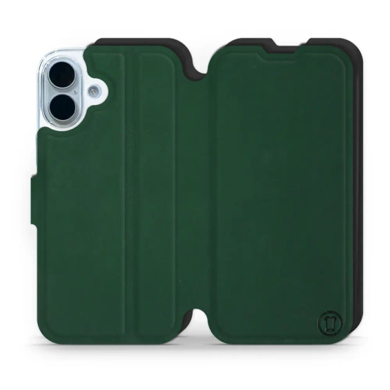 Etui Soft Touch do Apple iPhone 17 - wzór Miejska zieleń z czernią
