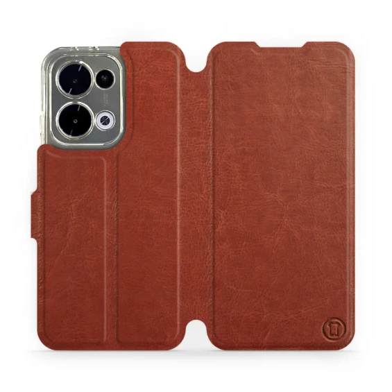 Etui do OPPO Reno 13 - wzór Brown&Gray