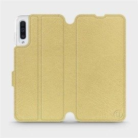 Etui do Samsung Galaxy A50 - wzór Gold&Gray