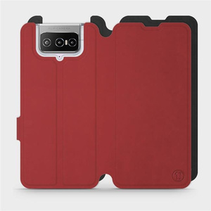 Etui Soft Touch do Asus Zenfone 7 ZS670KS - wzór Zachodząca czerwień z czernią