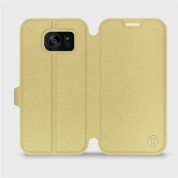 Etui do Samsung Galaxy S7 Edge - wzór Gold&Orange