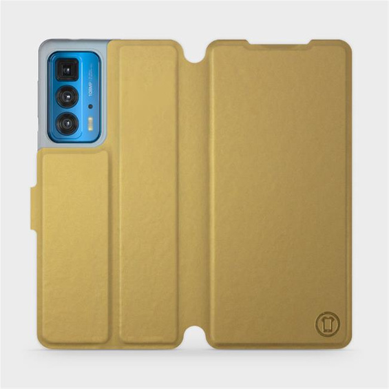 Etui do Motorola Edge 20 Pro - wzór Gold&Orange