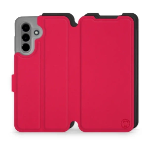 Etui Soft Touch do Samsung Galaxy A26 5G - wzór Żywa czerwień z czernią