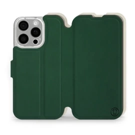 Etui Soft Touch do Apple iPhone 16 Pro - wzór Miejska zieleń z platyną