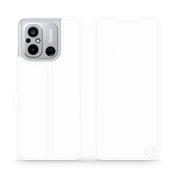 Etui do Xiaomi Redmi 12C - wzór White&Gray
