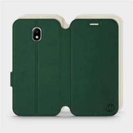 Etui Soft Touch do Samsung Galaxy J3 2017 - wzór Miejska zieleń z platyną