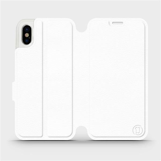 Etui do Apple iPhone X - wzór White&Orange