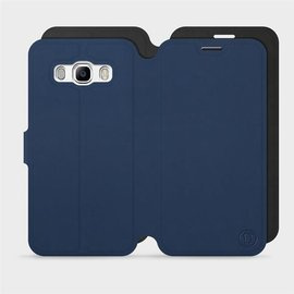 Etui Soft Touch do Samsung Galaxy J5 2016 - wzór Głęboki granat z czernią