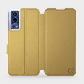 Etui do Vivo Y72 5G - wzór Gold&Orange