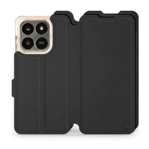 Etui Soft Touch do Huawei Honor 400 Smart - wzór Satynowa czerń