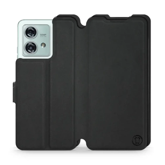 Etui Soft Touch do Motorola Edge 40 Neo - wzór Satynowa czerń
