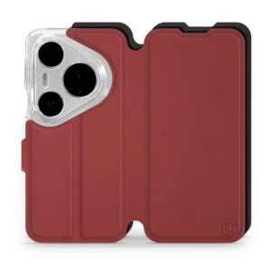 Etui Soft Touch do Huawei Pura 80 Pro - wzór Zachodząca czerwień z czernią