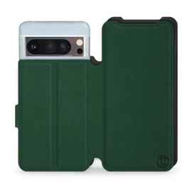 Etui Soft Touch do Google Pixel 8 Pro - wzór Miejska zieleń z czernią