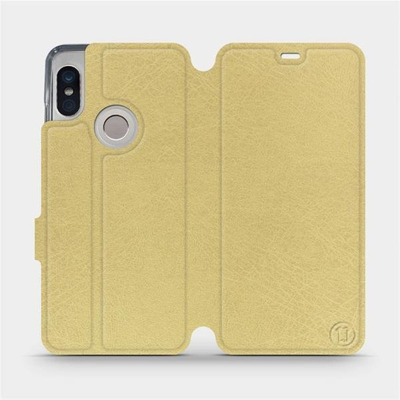 Etui do Xiaomi Redmi Note 5 - wzór Gold&Orange