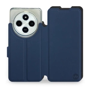 Etui Soft Touch do Xiaomi POCO C75 - wzór Głęboki granat z czernią