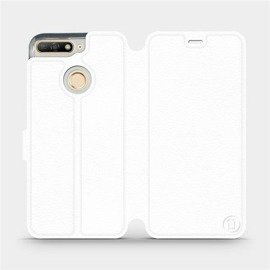 Etui do Huawei Y6 Prime 2018 - wzór White&Orange