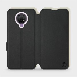 Etui Soft Touch do Nokia G10 - wzór Satynowa czerń z platyną