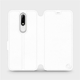 Etui do Nokia 5.1 Plus - wzór White&Orange