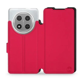 Etui Soft Touch do Huawei Honor Magic7 Lite 5G - wzór Żywa czerwień z czernią