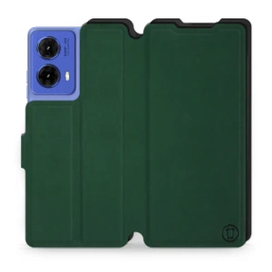 Etui Soft Touch do Motorola Moto G85 5G - wzór Miejska zieleń z czernią