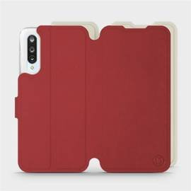 Etui Soft Touch do Xiaomi Mi 9 Lite - wzór Zachodząca czerwień z platyną