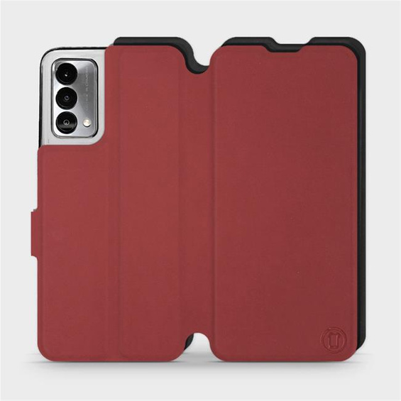 Etui Soft Touch do Realme GT Master Edition - wzór Zachodząca czerwień z czernią