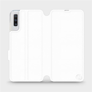 Etui do Samsung Galaxy A70 - wzór White&Orange