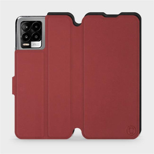 Etui Soft Touch do Realme 8 Pro - wzór Zachodząca czerwień z czernią