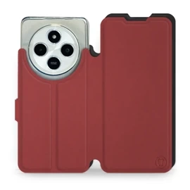 Etui Soft Touch do Xiaomi Redmi 14C - wzór Zachodząca czerwień z czernią