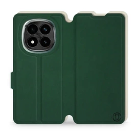 Etui Soft Touch do Xiaomi Redmi Note 14 Pro Plus 5G - wzór Miejska zieleń z platyną