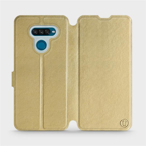 Etui do LG K50S - wzór Gold&Orange