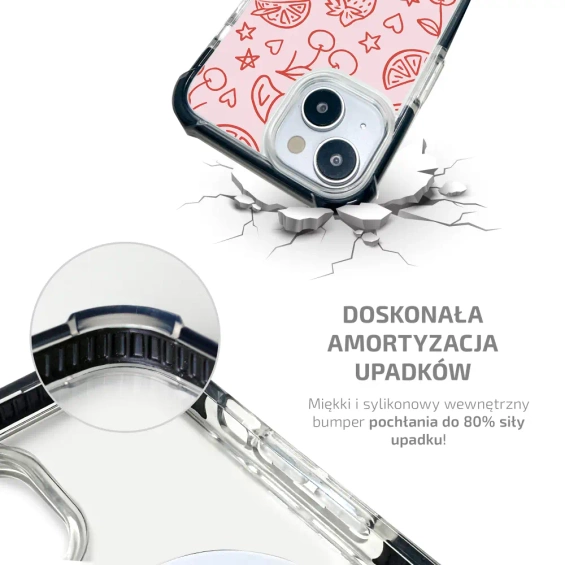 Etui MagSafe Elite Bumper Apple iPhone 13 mini - wzór DP86D