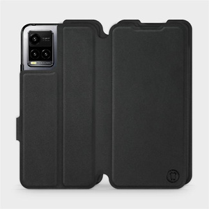 Etui Soft Touch do Vivo Y21S - wzór Satynowa czerń