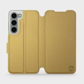 Etui do Samsung Galaxy S23 - wzór Gold&Gray