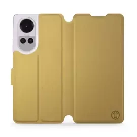 Etui do OPPO Reno 10 Pro 5G - wzór Gold&Orange