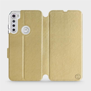 Etui do Motorola One Fusion Plus - wzór Gold&Orange