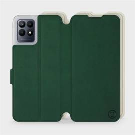 Etui Soft Touch do Realme Narzo 50 - wzór Miejska zieleń z platyną