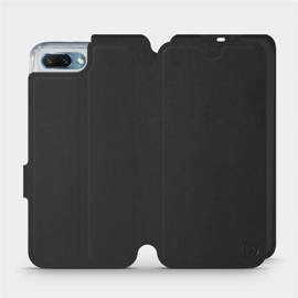 Etui Soft Touch do Huawei Honor 10 - wzór Satynowa czerń