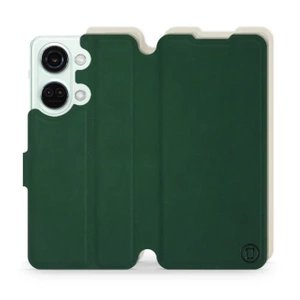 Etui Soft Touch do OnePlus Nord 3 5G - wzór Miejska zieleń z platyną