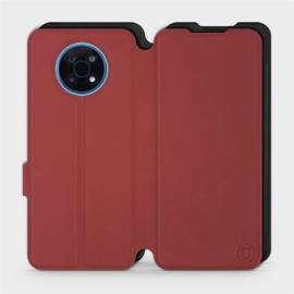 Etui Soft Touch do Nokia G50 5G - wzór Zachodząca czerwień z czernią