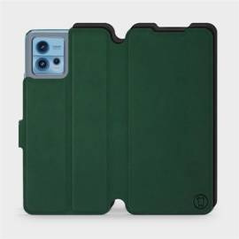 Etui Soft Touch do Motorola Moto G72 - wzór Miejska zieleń z czernią