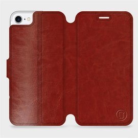 Etui do Apple iPhone SE 2020 - wzór Brown&Orange